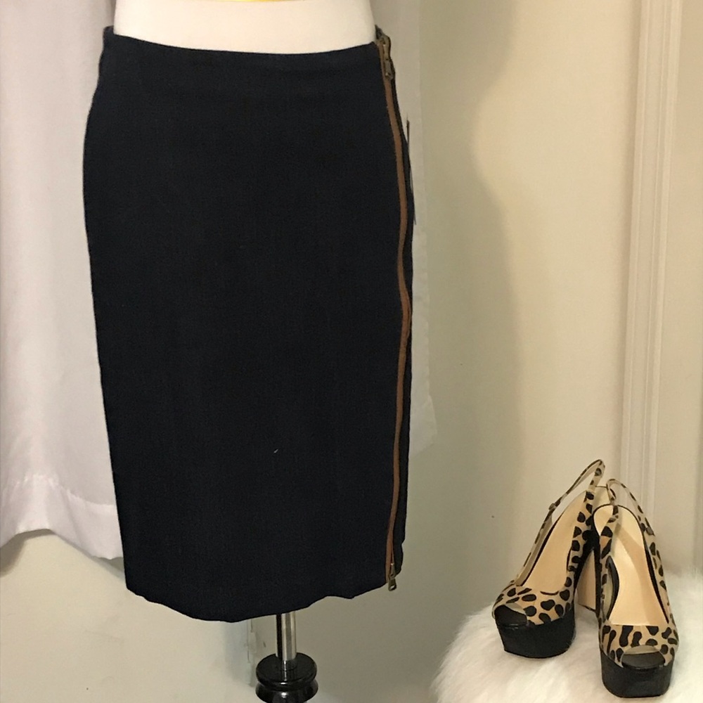 Ralph Lauren Blue Denim Pencil Skirt